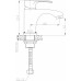 Смеситель Agger Fine A1102100 для раковины - 1