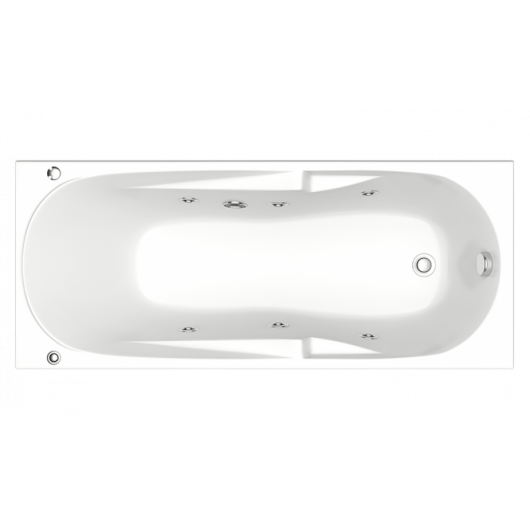 Акриловая ванна Bas Мальдива 160 см с г/м