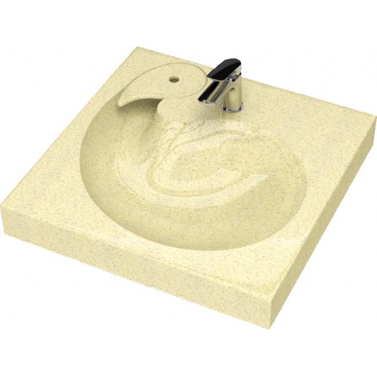 Раковина Paulmark Winken PM740328 бежевая