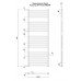 Полотенцесушитель водяной Ravak 10° Warm P22 500 x 1600 - 1
