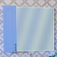 Зеркало-шкаф Sanflor Глория 65 L, голубой