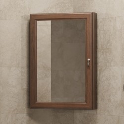 Зеркало-шкаф Opadiris Клио 45 L угловой, орех антикварный