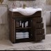Тумба с раковиной Opadiris Клио 80 орех антикварный - 1