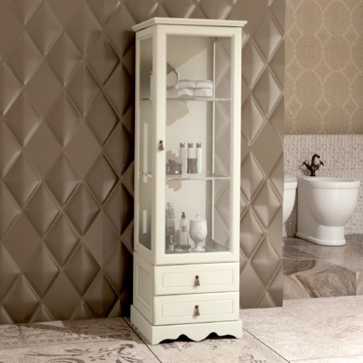 Шкаф-пенал Opadiris Клио 40 R, слоновая кость Шкаф-пенал Opadiris Клио 40 R, слоновая кость