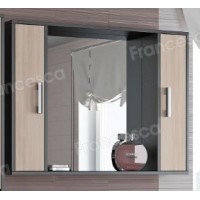 Шкаф-зеркало Francesca Eco 100 дуб-венге
