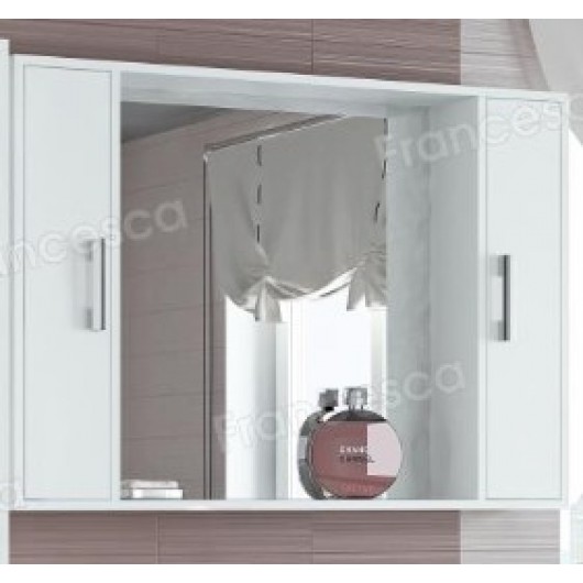 Шкаф-зеркало Francesca Eco 105 белый