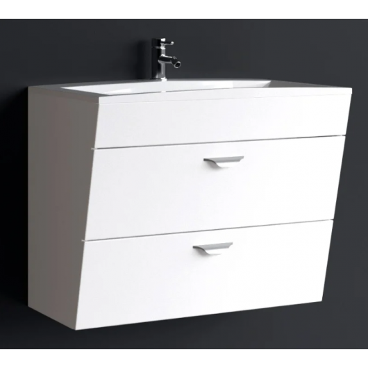 Тумба с раковиной Norta Орсолла Эко 60 подвесная белая