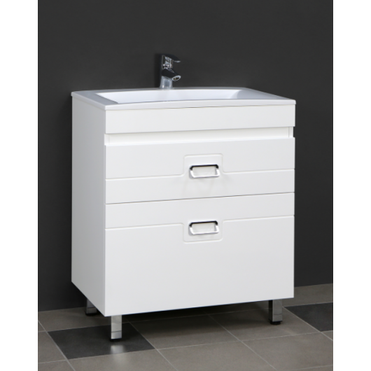 Тумба с раковиной Norta Верона 60 напольная белая Тумба с раковиной Norta Верона 60 напольная белая