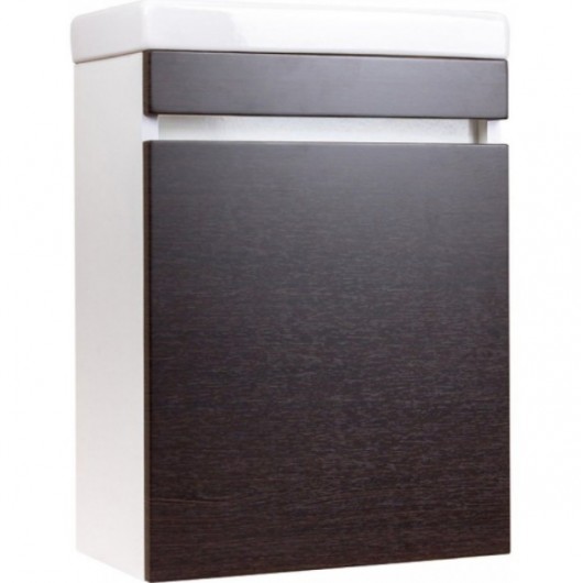 Тумба с раковиной Style Line Compact 40 Люкс, коричневый Тумба с раковиной Style Line Compact 40 Люкс, коричневый