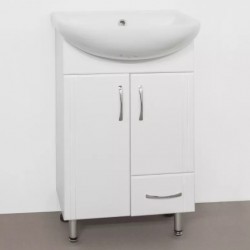 Тумба с раковиной Style Line Эко Стандарт №10 50 белая