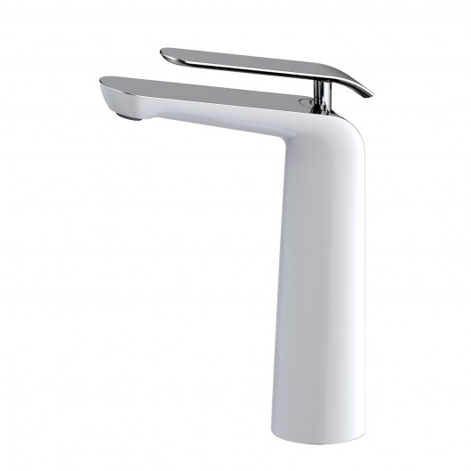 Смеситель Timo Olivia 3211/00-16F chrome / white для раковины Смеситель Timo Olivia 3211/00-16F chrome / white для раковины