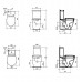 Чаша для унитаза-компакта Ideal Standard Connect Space E119601 - 1