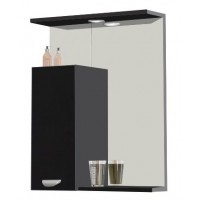 Зеркало-шкаф Vod-Ok Марко 60 L, черный