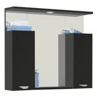 Зеркало-шкаф Vod-Ok Марко 90 черный