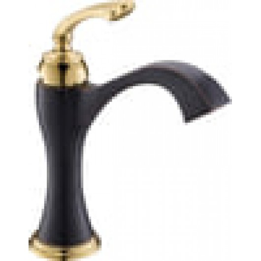 Смеситель Timo Unari 7501/04F black antique, для раковины