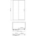 Душевая дверь в нишу Wasserkraft Main 41S13 - 2