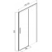Душевая дверь в нишу Aquanet Pleasure AE60-N-120H200U-BT - 5