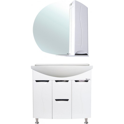 Комплект мебели Bellezza Глория 85 с бельевой корзиной Комплект мебели Bellezza Глория 85 с бельевой корзиной