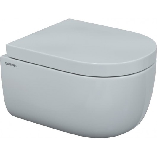 Унитаз подвесной Berges Wasserhaus Ego Rimless 082122 с микролифтом