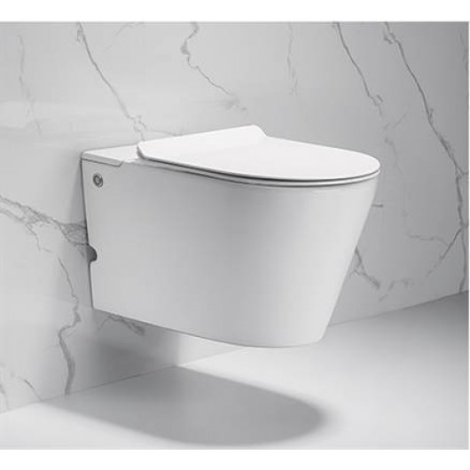 Унитаз подвесной с функцией импульсного смыва Ceruttispa Argentera Aria C-380C Унитаз подвесной с функцией импульсного смыва Ceruttispa Argentera Aria C-380C