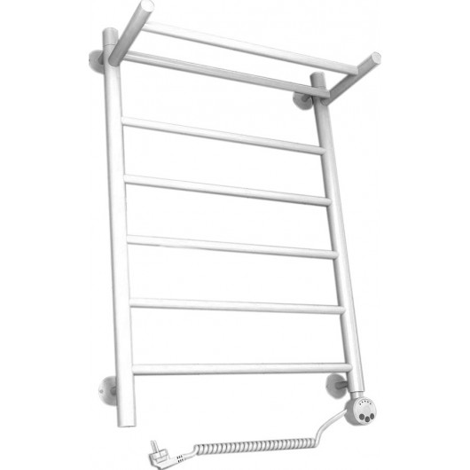 Полотенцесушитель электрический Двин FJ Electro 80/50 1"-1/2" белый матовый Полотенцесушитель электрический Двин FJ Electro 80/50 1"-1/2" белый матовый