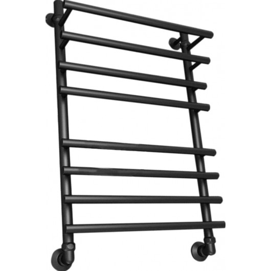 Полотенцесушитель водяной Двин F primo 80/50 1" - 3/4" - 1/2" чёрный матовый Полотенцесушитель водяной Двин F primo 80/50 1" - 3/4" - 1/2" чёрный матовый