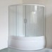 Шторка на ванну Royal Bath Alpine RB 160ALP-T 160 см, прозрачное стекло - 1