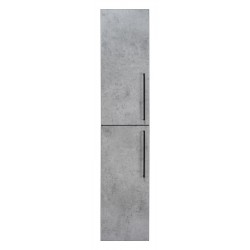 Шкаф-пенал Brevita Rock L, бетон светло-серый