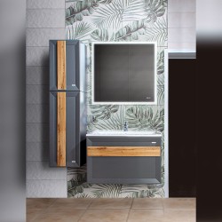 Комплект мебели Бриклаер Берлин 80 оникс серый