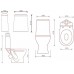 Унитаз-компакт SMARTsant Тренд VT1202W сиденье термопласт - 1