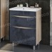 Комплект мебели Венеция Амали 60 напольная, графит бетон - 2