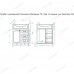 Тумба с раковиной Francesca Империя 70 венге (1дв.+3 ящика, ум. Erica 70) - 2