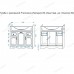 Тумба с раковиной Francesca Империя 80 белый (2ящ+3дв. ум. Классик 80) - 2