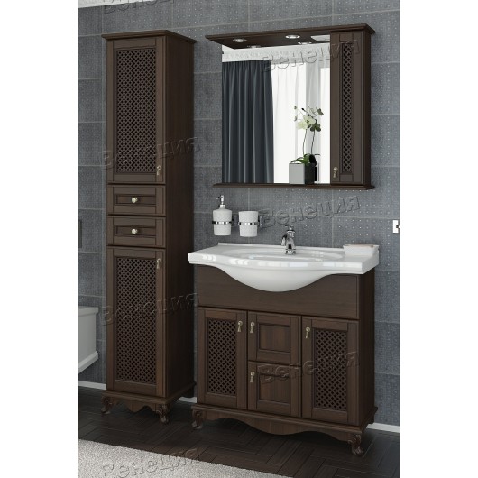 Комплект мебели Венеция Виола 85 (2 ящ, 2 дв. ум. Делла Миа 85) фасад решетка Комплект мебели Венеция Виола 85 (2 ящ, 2 дв. ум. Делла Миа 85) фасад решетка