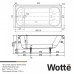 Чугунная ванна Wotte Start 160x75 - 4
