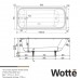 Чугунная ванна Wotte Start 170x75 - 4
