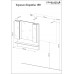 Зеркало-шкаф Бриклаер Карибы 100 дуб кантри, венге - 1
