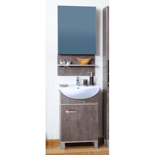 Комплект мебели Бриклаер Карибы 50 Сатин/Дуб антик Комплект мебели Бриклаер Карибы 50 Сатин/Дуб антик