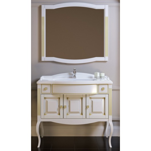 Комплект мебели Opadiris Лаура 100 с бежевой патиной Комплект мебели Opadiris Лаура 100 с бежевой патиной