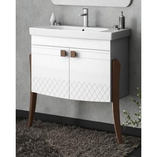 Тумба с раковиной Smile Заффиро 65 Тумба с раковиной Smile Заффиро 65