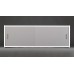 Экран под ванну раздвижной с полочкой Francesca Premium 1.5,1.7,1.8 серый (Антискользящее Основание) - 1