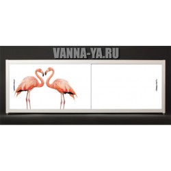 Экран под ванну Francesca Elite Фламинго 140-180 см (Антискользящее Основание)