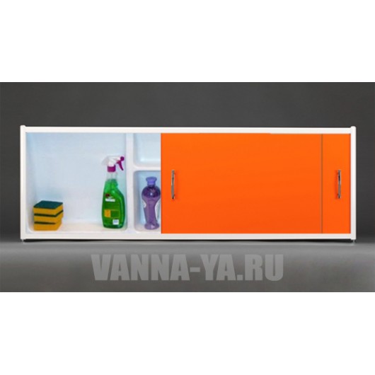 Экран под ванну раздвижной с полочкой Francesca Premium 1.5,1.7,1.8 оранжевый (Антискользящее Основание) Экран под ванну раздвижной с полочкой Francesca Premium 1.5,1.7,1.8 оранжевый (Антискользящее Основание)