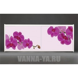 Экран под ванну Francesca Premium Фотопечать Орхидеи 162 см