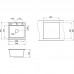 Кухонная мойка Granula Kitchen Space KS-5002 арктик - 1