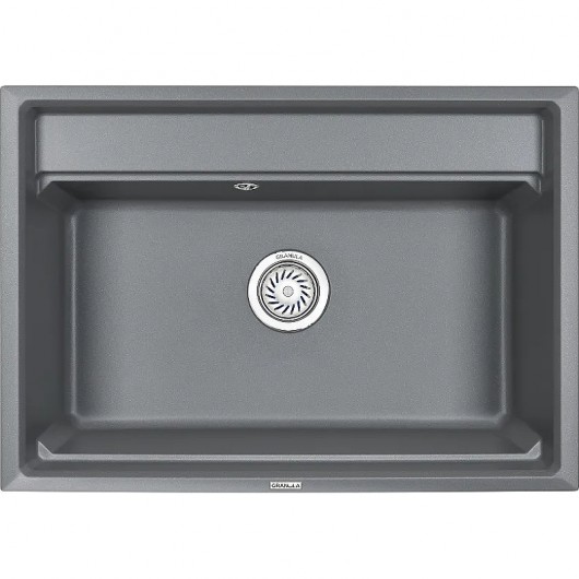 Кухонная мойка Granula Kitchen Space KS-7301 алюминиум