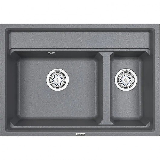 Кухонная мойка Granula Kitchen Space KS-7302 алюминиум