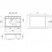 Кухонная мойка Granula Kitchen Space KS-7302 алюминиум - 1