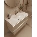 Тумба с раковиной Francesca Avanti Panda 100, DR-08-100, с подсветкой, подвесная, бежевая, с фрезеровкой - 2 Тумба с раковиной Francesca Avanti Panda 100, DR-08-100, с подсветкой, подвесная, бежевая, с фрезеровкой - 2