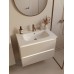 Тумба с раковиной Francesca Avanti Panda 80, DR-03B-80, подвесная, с подсветкой, бежевая - 1 Тумба с раковиной Francesca Avanti Panda 80, DR-03B-80, подвесная, с подсветкой, бежевая - 1